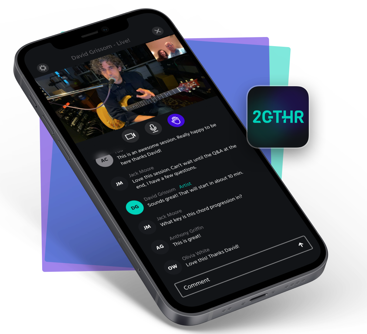 2GTHR’s mission is to connect live audiences with the artists they love